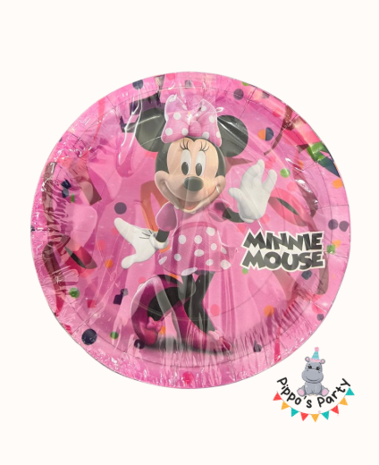 PLATOS DE CARTÓN MINNIE MOUSE X10