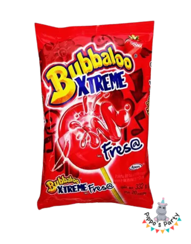 BUBBALOO XTREME 20 PALETAS 