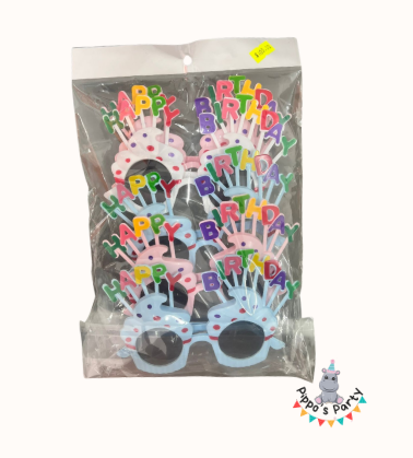 GAFAS HAPPY BIRTHDAY X5