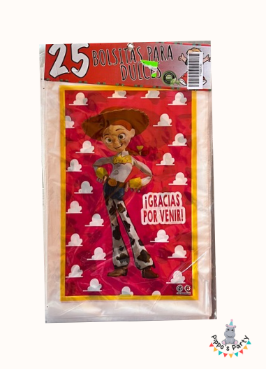 BOLSAS PARA DULCES TOY STORY X25