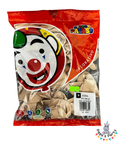 BOLSA DE GLOBOS DE HELIO #9 50 GLOBOS