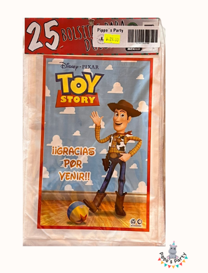BOLSAS PARA DULCES TOY STORY X25