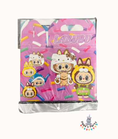 CAJA DE PAPEL PARA FIESTA LABUBU X10
