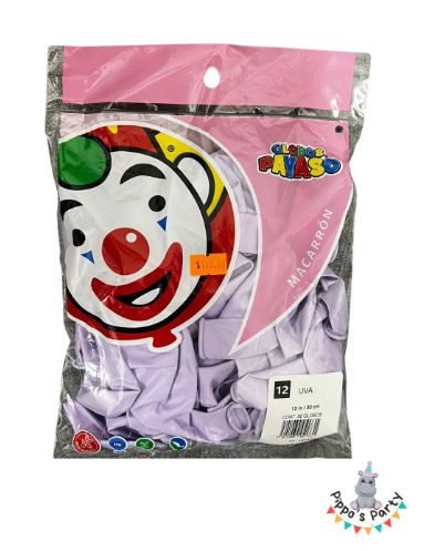 BOLSA DE GLOBOS DE LÁTEX 50 PIEZAS #12