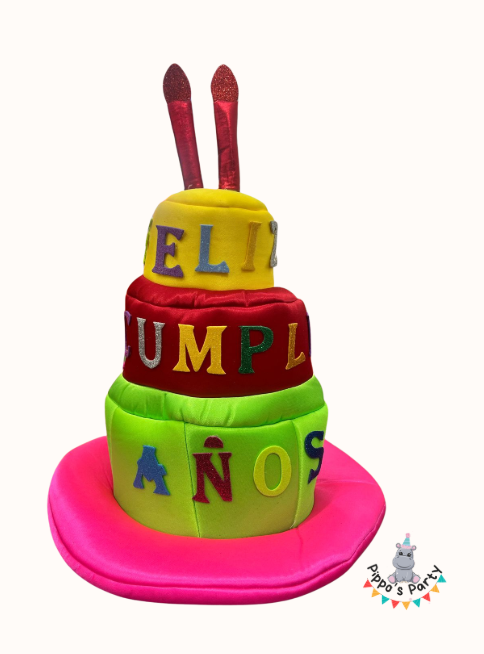 SOMBRERO DE ESPUMA FELIZ CUMPLEAÑOS 