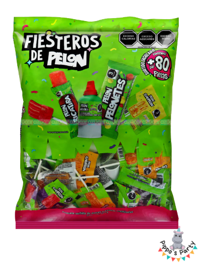 BOLSA FIESTEROS DE PELON +80 PIEZAS