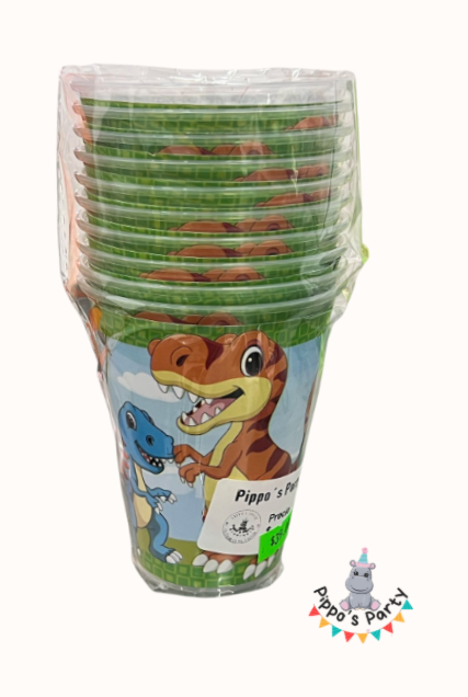 VASOS DINO X10