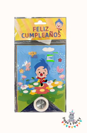 LETRERO FELIZ CUMPLEAÑOS PLIM PLIM