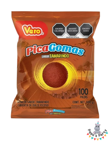PICAGOMAS TAMARINDO 100 PIEZAS 