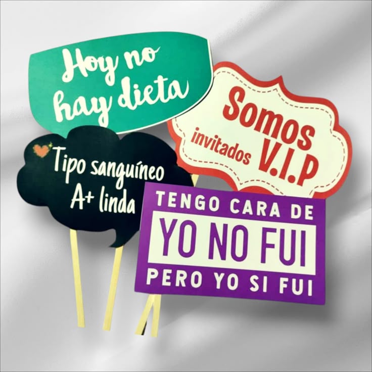 LETREROS PARA FIESTA