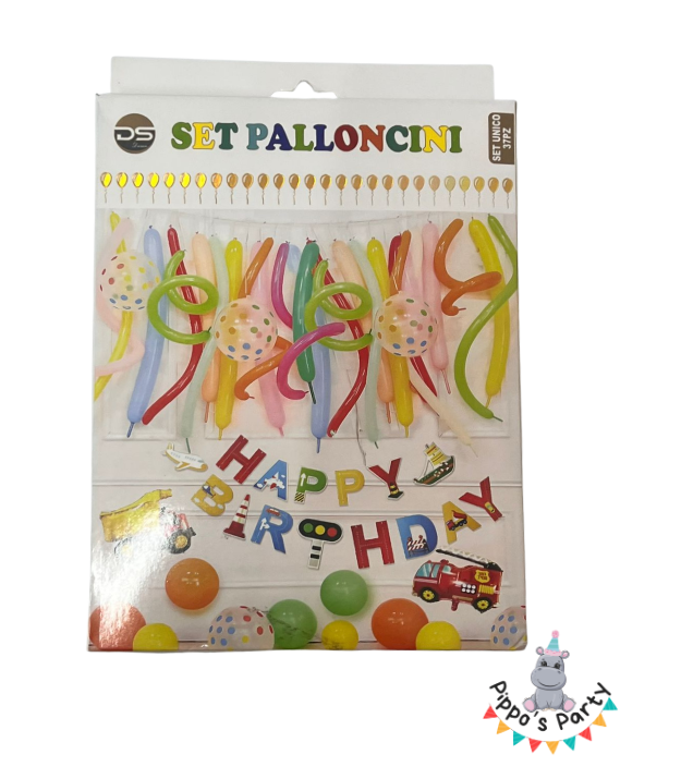 SET DE GLOBOS 37 PZS