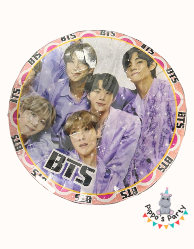 PLATOS DE CARTÓN BTS X10