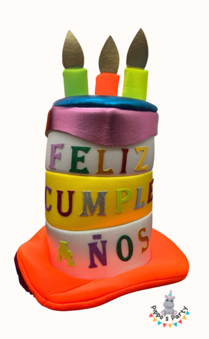 SOMBRERO FELIZ CUMPLEAÑOS