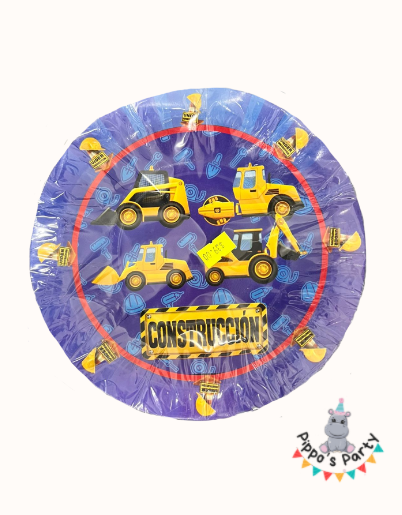 PLATOS DE CARTÓN CONSTRUCCIÓN X10