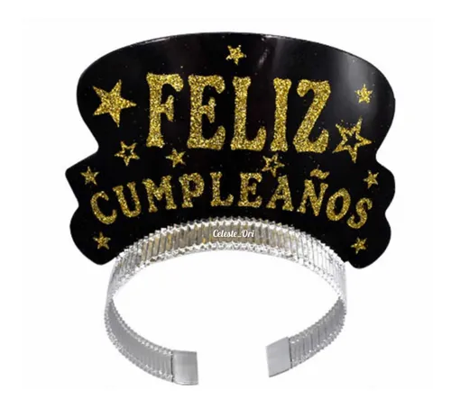 DIADEMAS HAPPY BIRTHDAY X6
