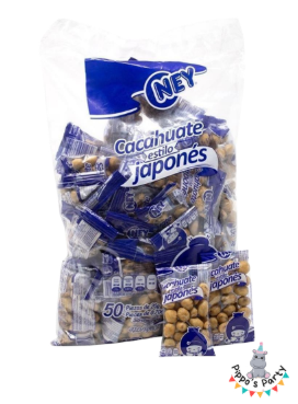 BOLSA CACAHUATE JAPONES 50 PIEZAS