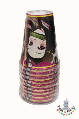 VASOS DE PLÁSTICO NEZUKO X10