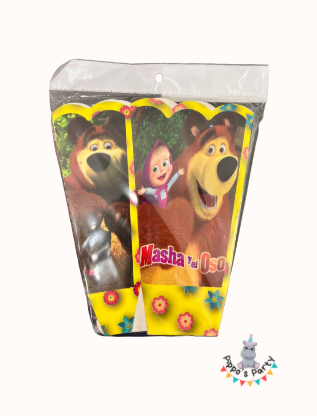 CAJAS FANTASÍA MASHA Y EL OSO X10