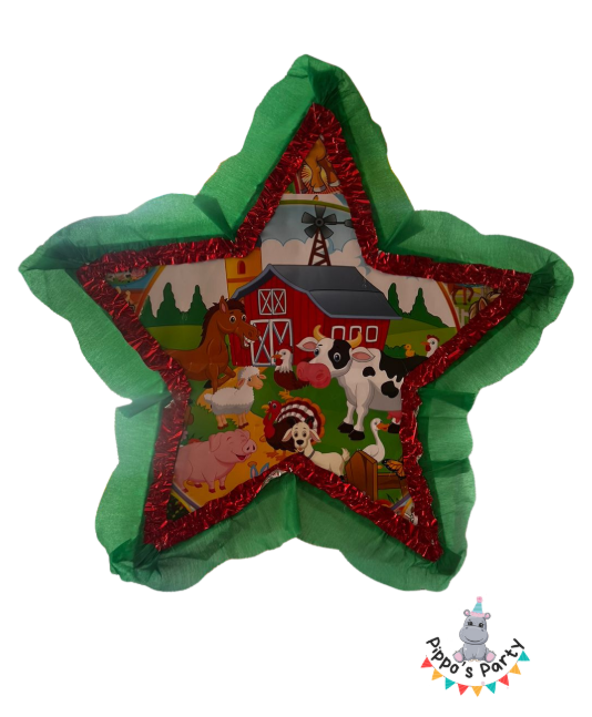 PIÑATA EN FORMA DE ESTRELLA PARA NIÑO