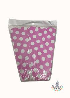 CAJA PARA PALOMITAS COLOR ROSA X10