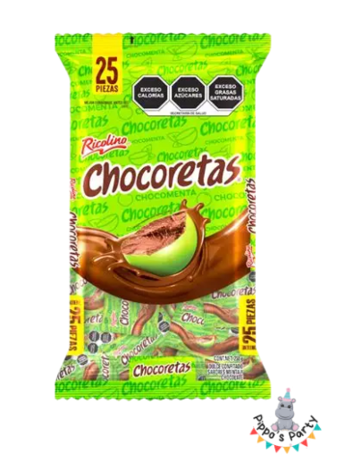 BOLSA DE CHOCORETAS 25 PIEZAS