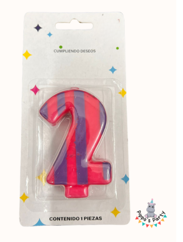 VELA DE COLORES #0 AL #9