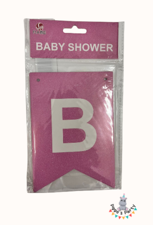 LETRERO BABY SHOWER ROSA