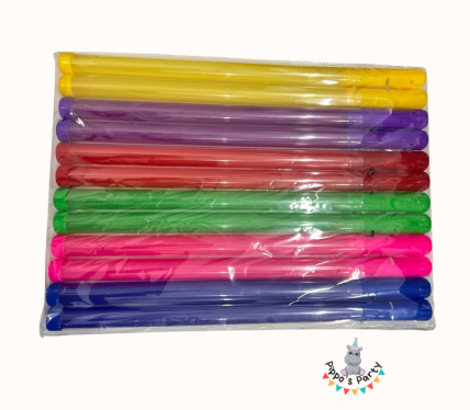 SET DE BARAS MULTICOLOR CON LUCES X12