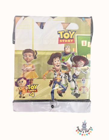 CAJA DE PAPEL PARA FIESTA TOY STORY X10