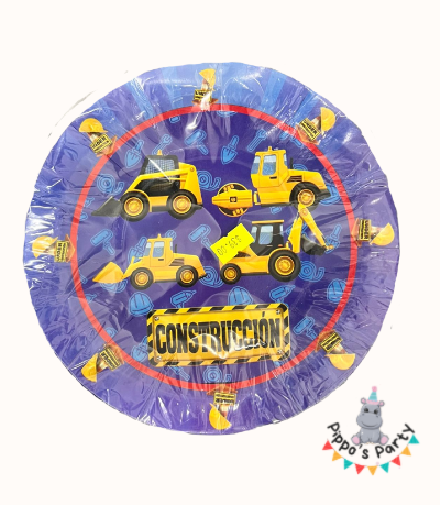 PLATOS DE CARTÓN CONSTRUCCIÓN X10