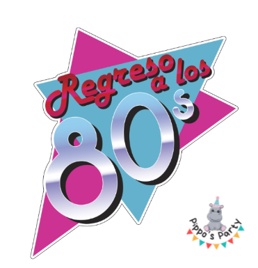 DECORACIÓN FIJA "REGRESO A LOS 80s"