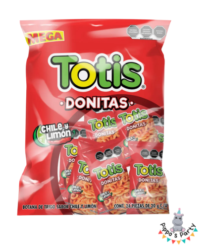 BOLSA TOTIS 24 PIEZAS DE 20g C/U