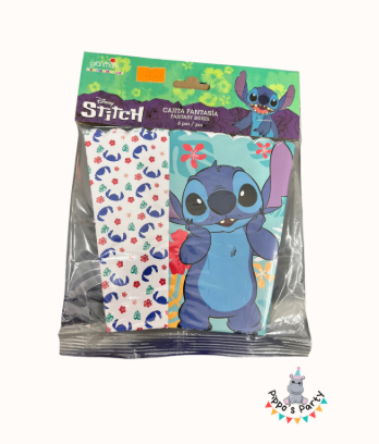 CAJAS FANTASÍA STITCH X6