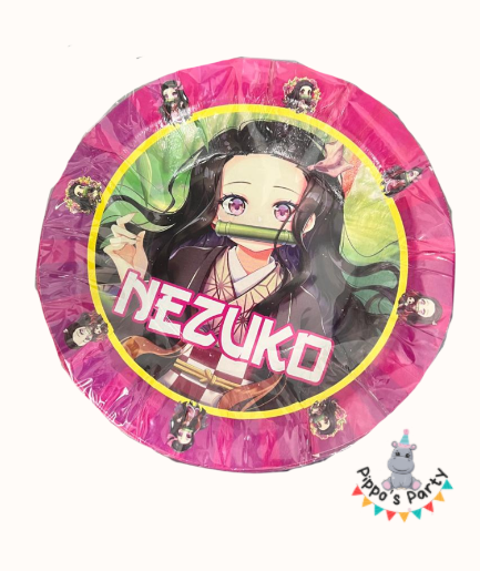 PLATOS DE CARTÓN NEZUKO X10