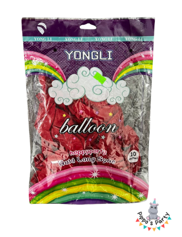 BOLSA DE GLOBOS NÚMERO 10 