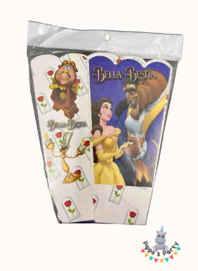 CAJAS FANTASÍA LA BELLA Y LA BESTIA X10
