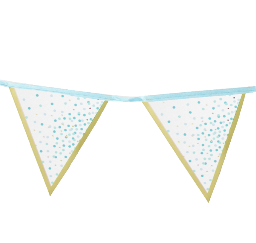 BUNTING PUNTOS AZULES 3.5 M