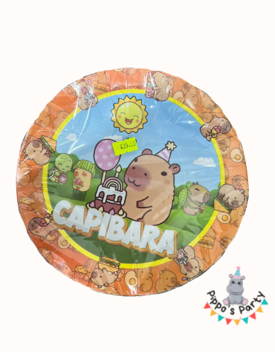 PLATOS DE CARTÓN CAPIBARA X10