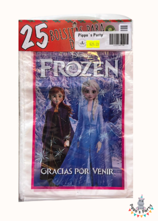 BOLSAS PARA DULCES FROZEN X25