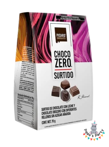 CAJA CHOCO ZERO SURTIDO 70g