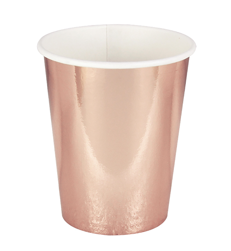 VASO ROSE GOLD FOIL X8