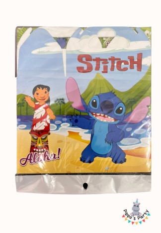 CAJA DE PAPEL PARA FIESTA WINNIE STITCH X10