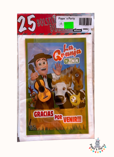 BOLSAS PARA DULCES LA GRANJA X25