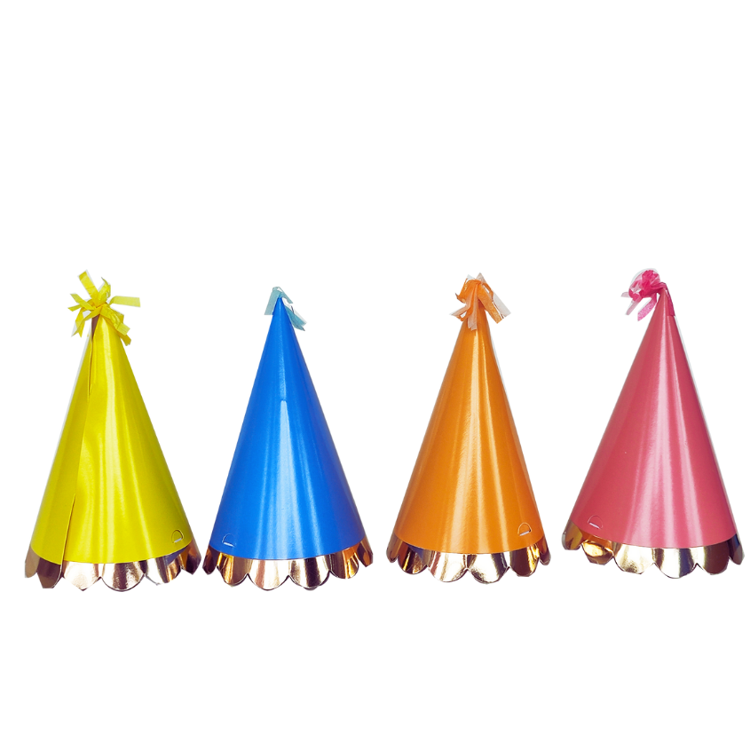 GORRITOS DE FIESTA HN TONO PASTEL X8