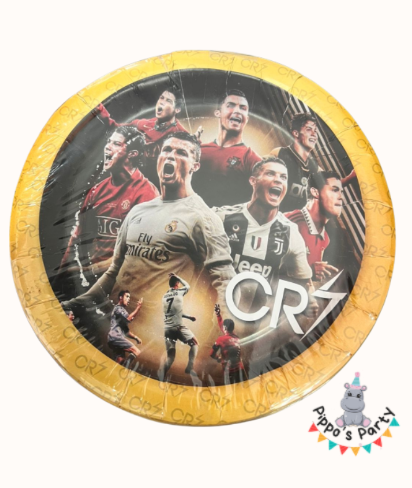 PLATOS DE CARTÓN CR7 X10