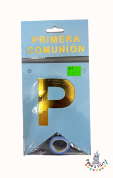 LETRERO PRIMERA COMUNIÓN