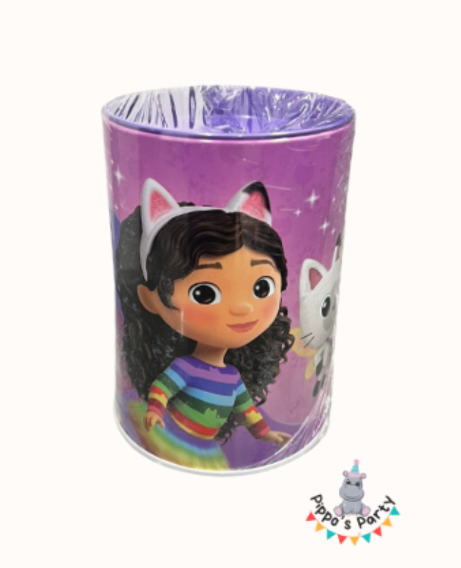 ALCANCIA METÁLICA PEQUEÑA DIBUJOS ANIMADOS