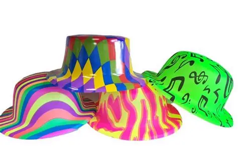 SOMBREROS DE PLÁSTICO X1