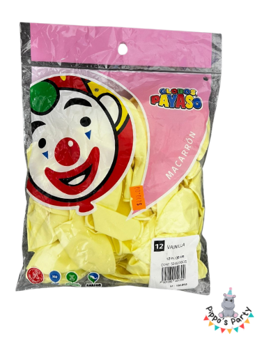 BOLSA DE GLOBOS DE LÁTEX 50 PIEZAS #12