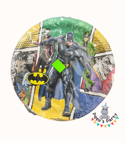 PLATOS DE CARTÓN BATMAN X10